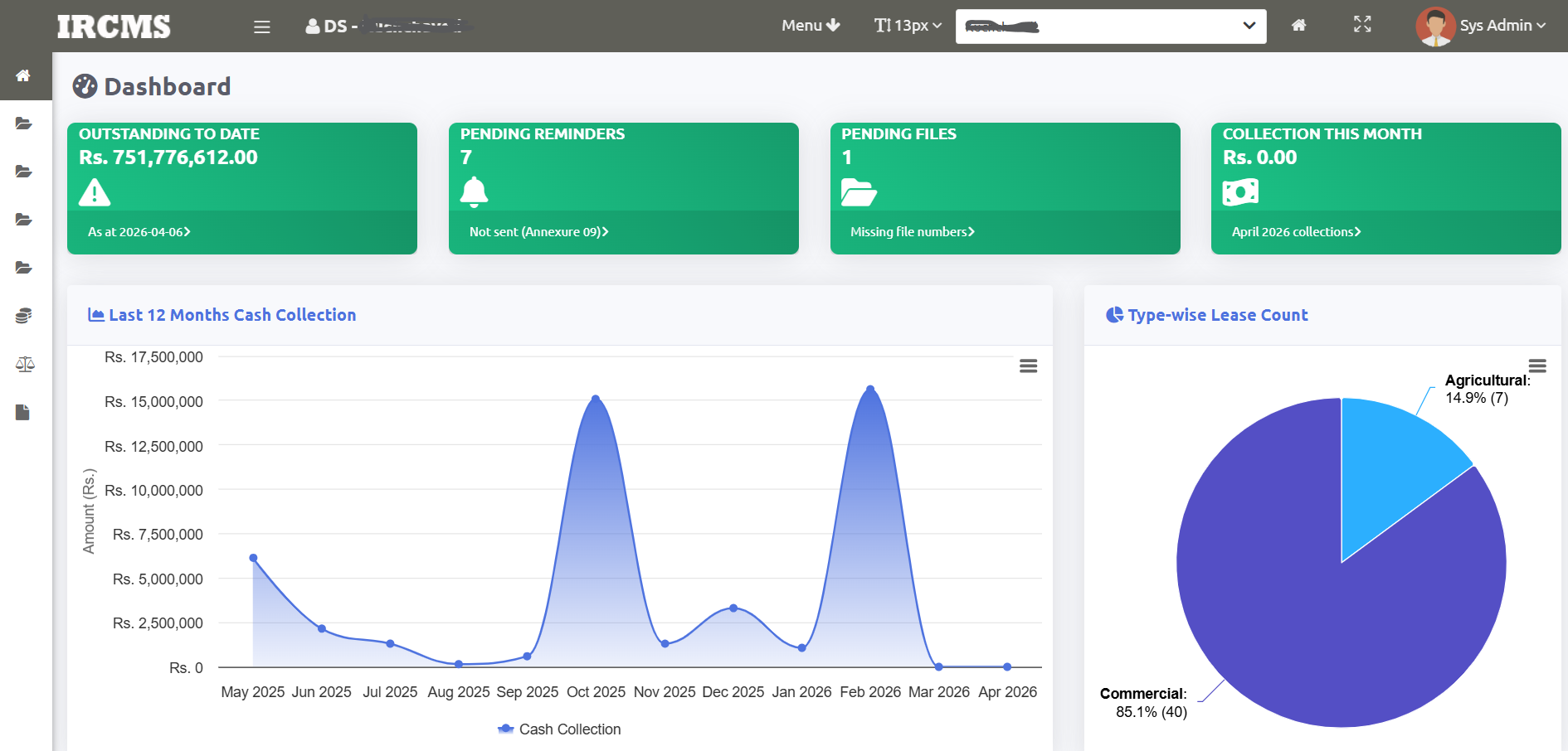 🏞️ Land Revenue Collection System