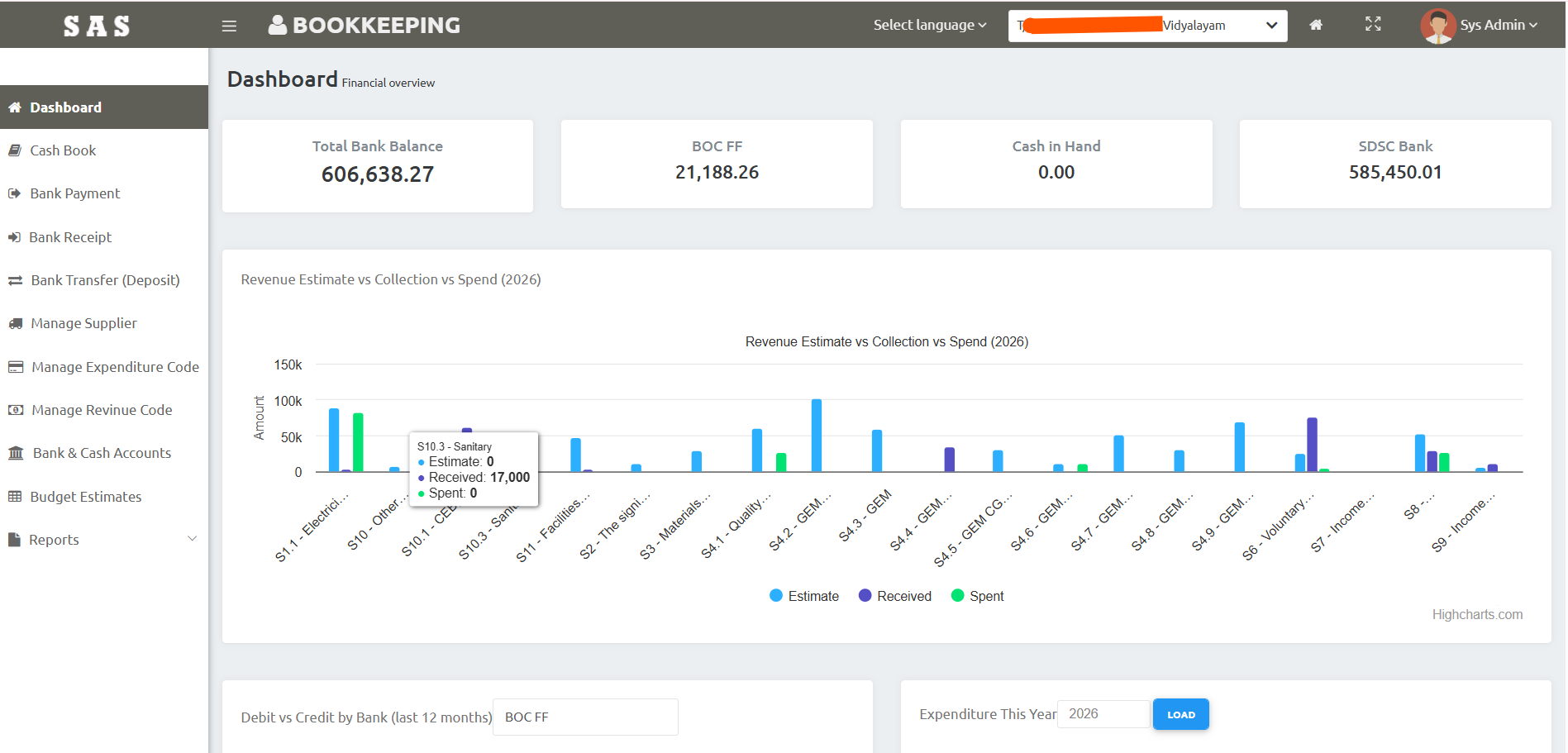 🏫 School Accounting System